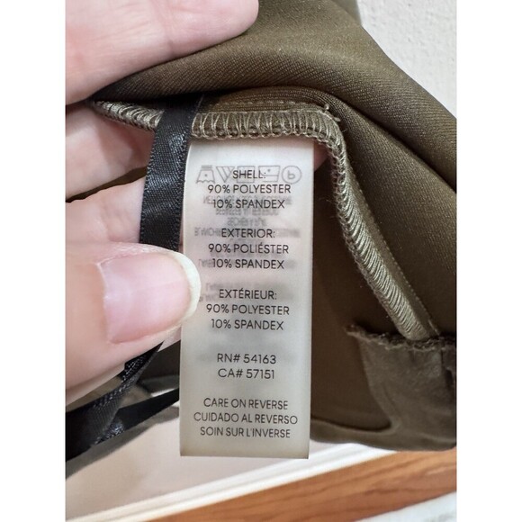 Calvin Klein Faux Suede Shirt Jacket Green Medium Gorpcore Urban NWT Oversized - Picture 7 of 7